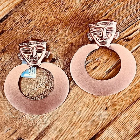 🌺🎉HP🎉🌺 NWT Johanna Ortiz La Foret Rose Gold Earrings - Picture 9 of 16